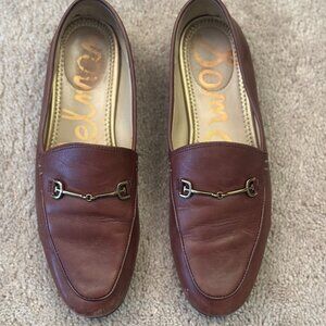 Sam Edelman | Terazzo Brown Leather Loraine Bit Loafers